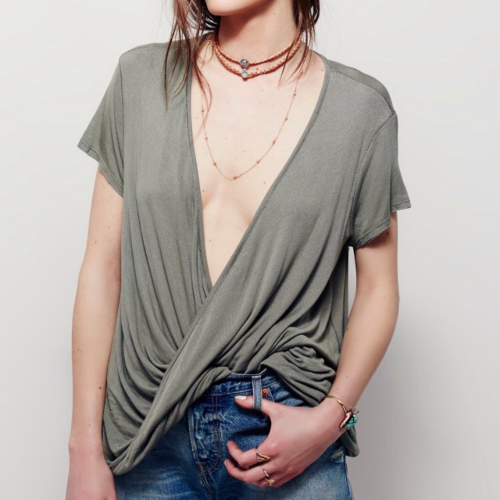 Free People Wrap Top